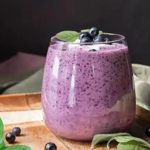 Cholesterol Lowering Blueberry Spinach Smoothie Recipe