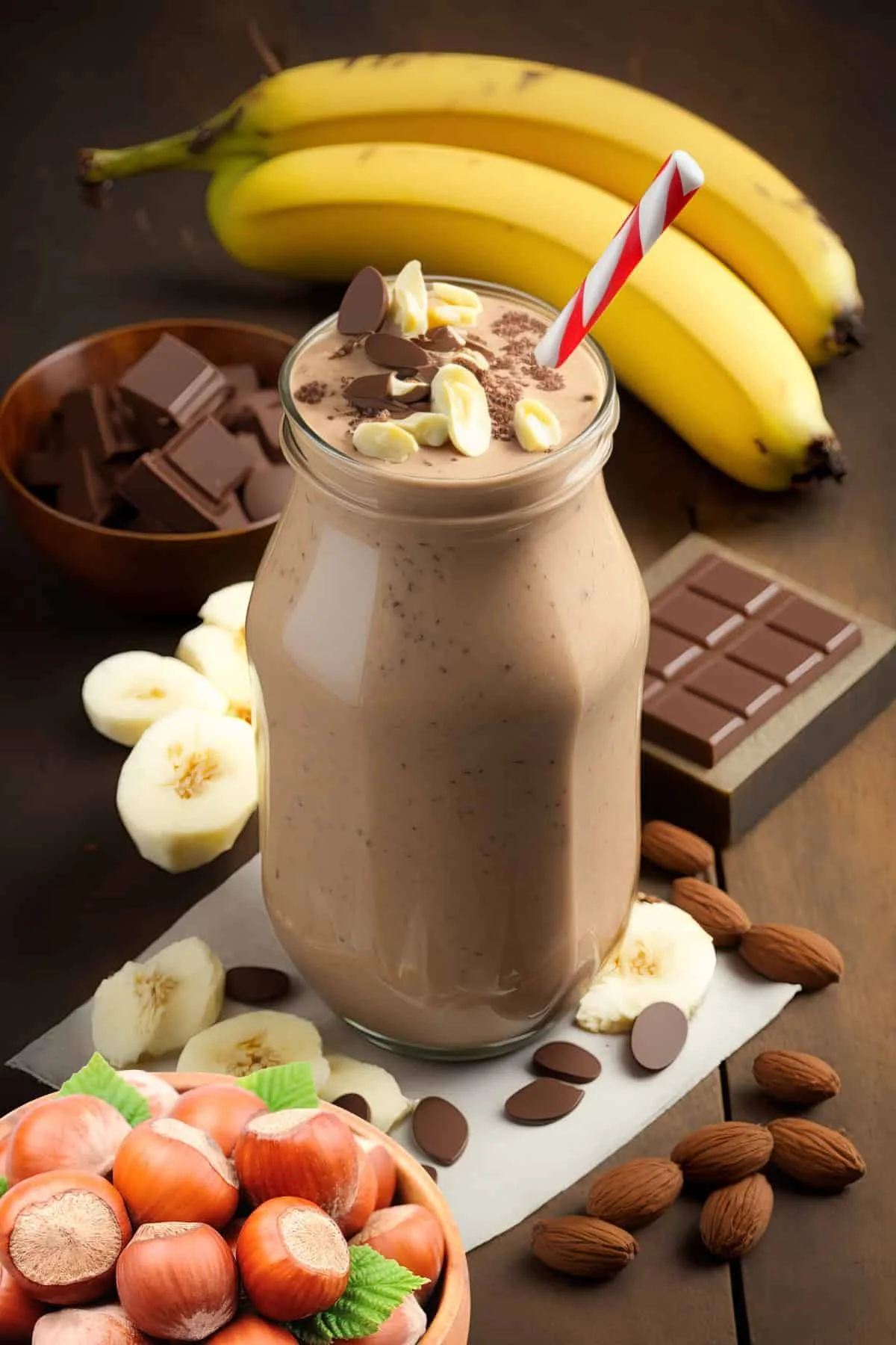 Cholesterol Lowering Chocolate Hazelnut Smoothie