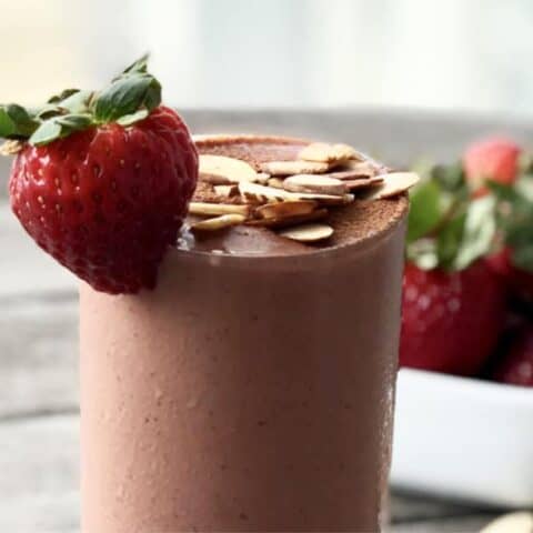 Cholesterol Lowering Chocolate Strawberry Smoothie Recipe