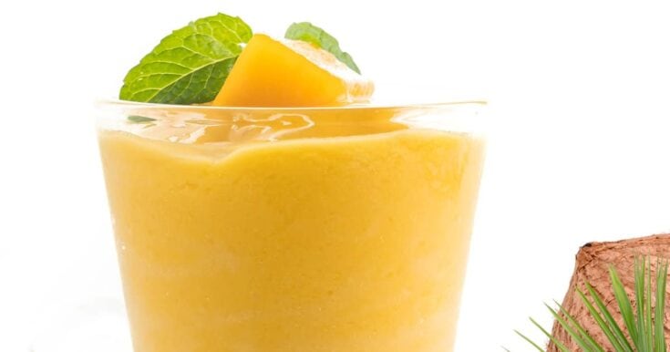 Cholesterol Lowering Mango Coconut Smoothie Recipe