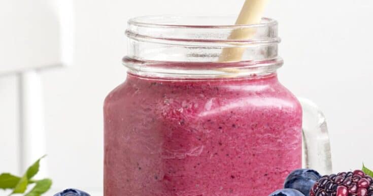 Cholesterol Lowering Pomegranate Berry Smoothie Recipe