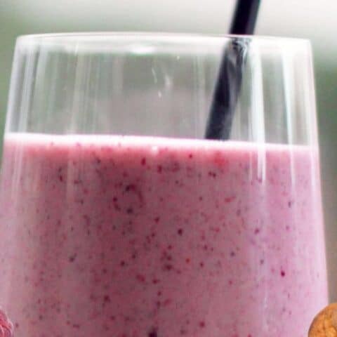 Cholesterol Lowering Raspberry Almond Smoothie Recipe