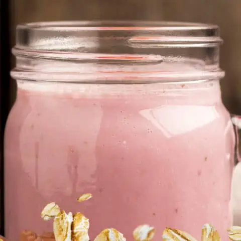 Cholesterol Lowering Strawberry Oat Smoothie Recipe