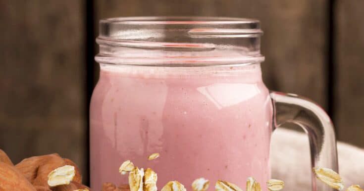 Cholesterol Lowering Strawberry Oat Smoothie Recipe