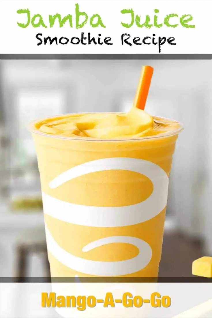 jamba juice mango a go go smoothie recipe pin