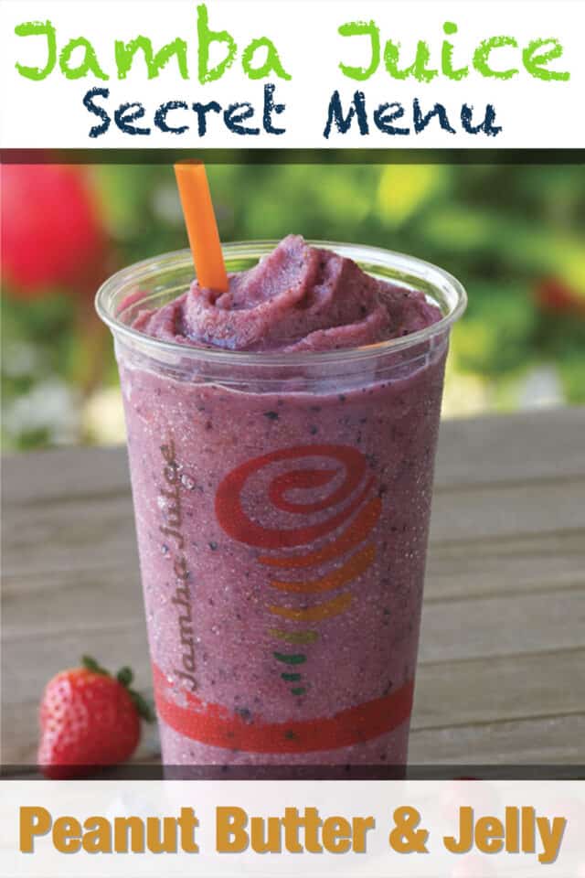 Jamba Juice Secret Menu Peanut Butter And Jelly Smoothie Recipe Make
