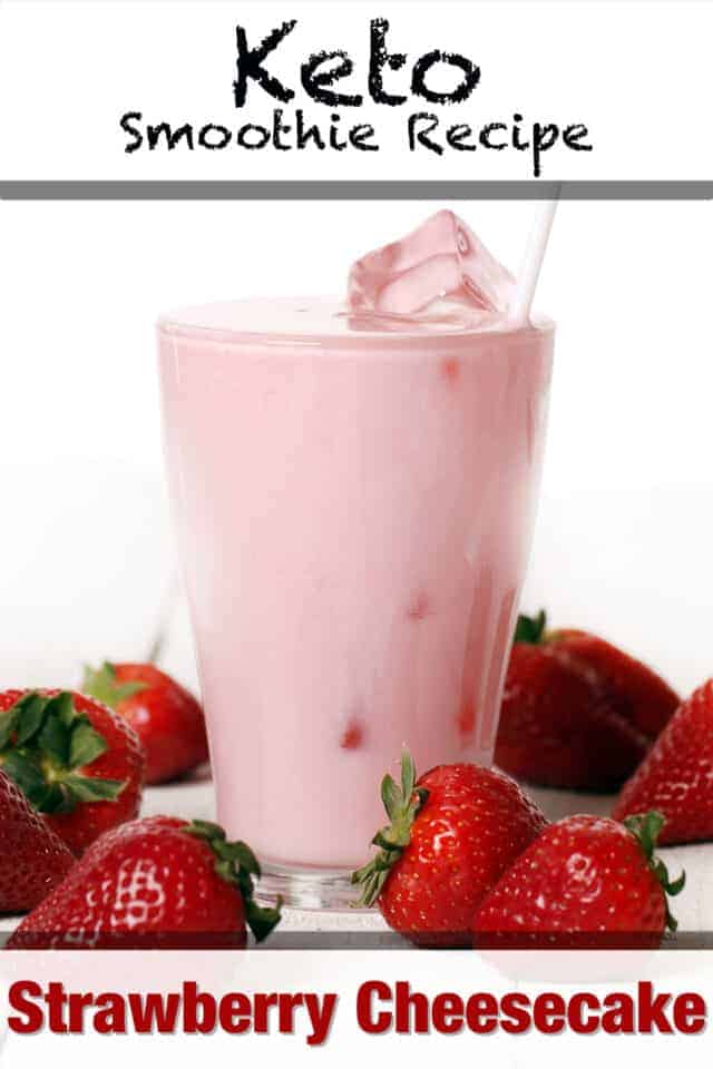 Keto Strawberry Cheesecake Smoothie - Make Drinks