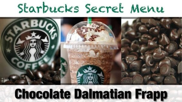 Starbucks Secret Menu Chocolate Dalmatian Frappuccino Recipe