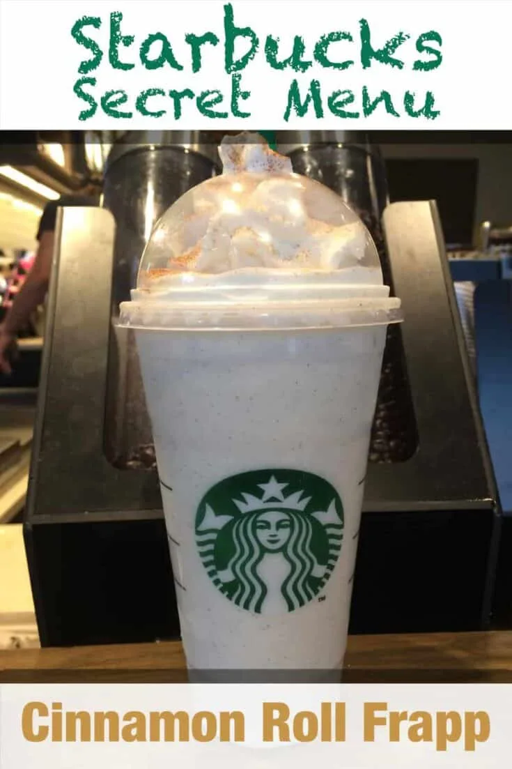 starbucks secret menu cinnamon roll frappuccino recipe p