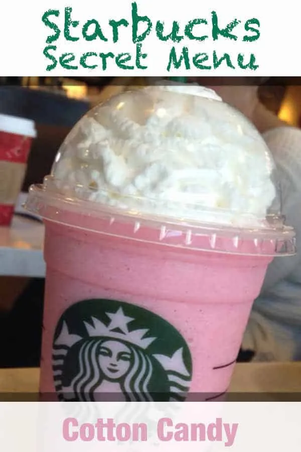 starbucks secret menu cotton candy frappuccino recipe p