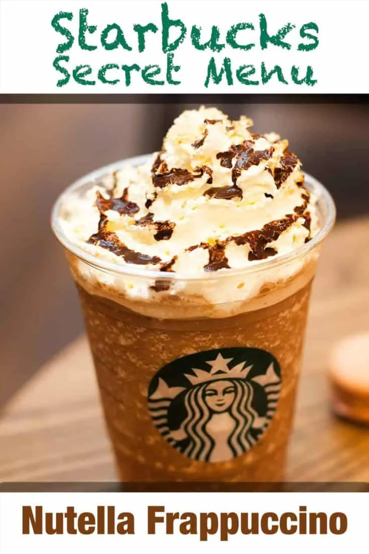 starbucks secret menu nutella frappuccino recipe p