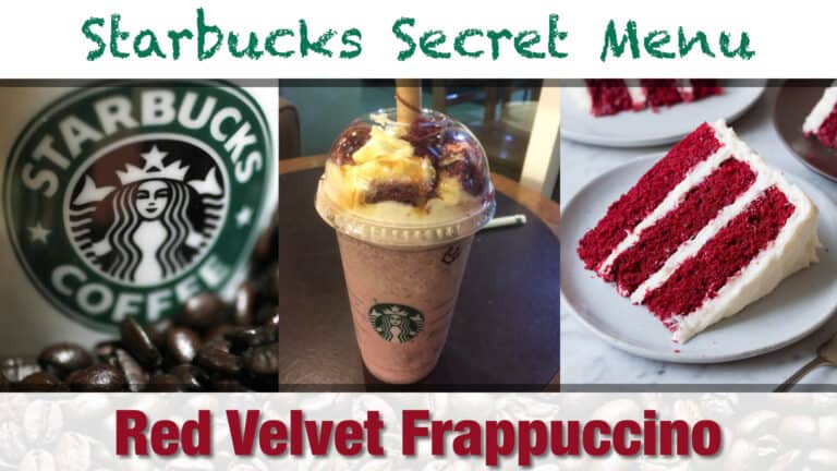 Starbucks Secret Menu Red Velvet Frappuccino Recipe