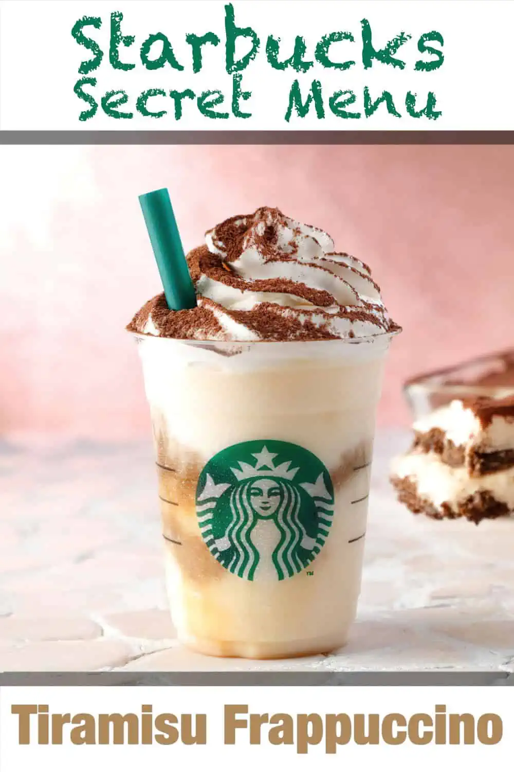 Starbucks Secret Menu Tiramisu Frappuccino - Make Drinks