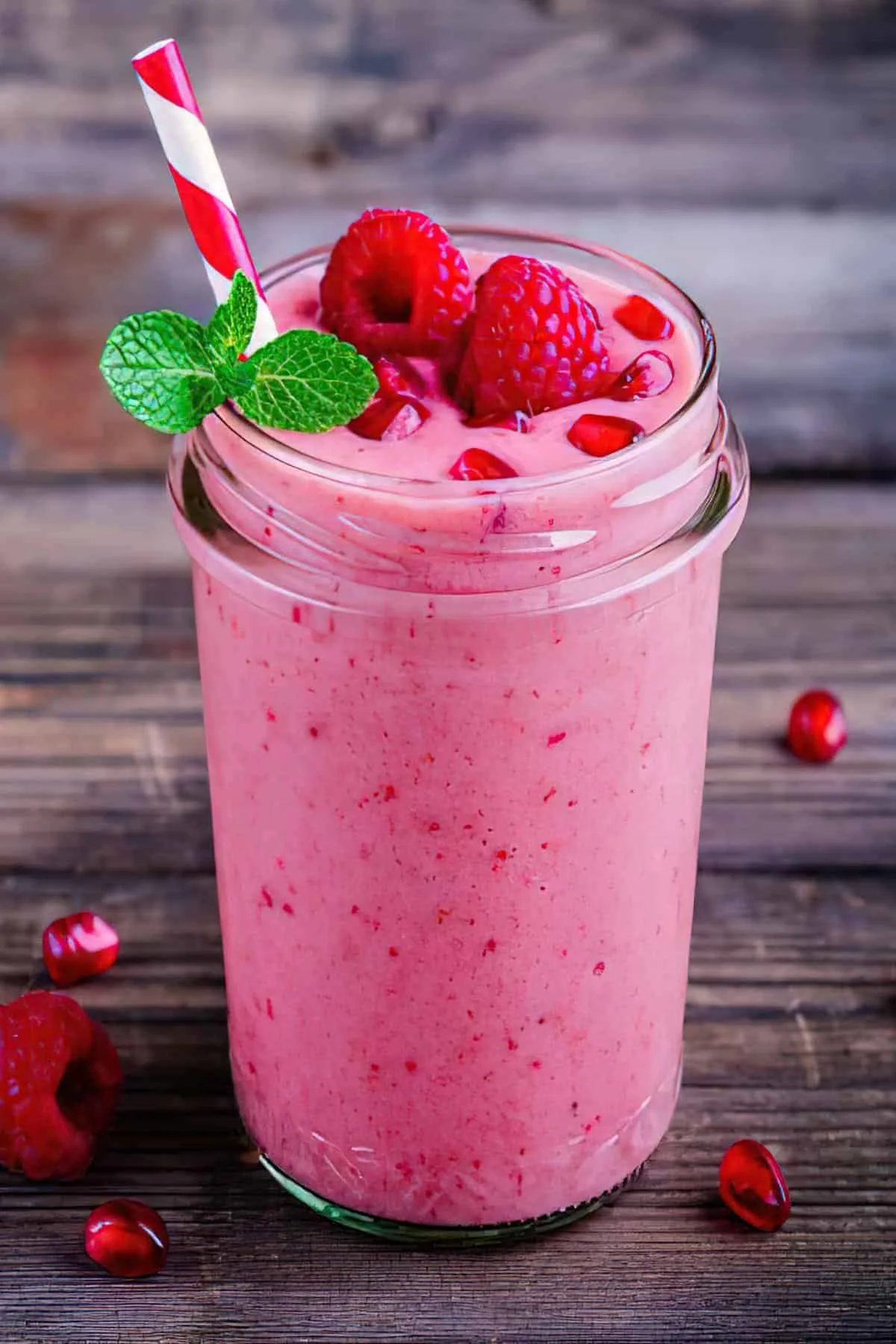 Vitamix Banana Raspberry Green Smoothie