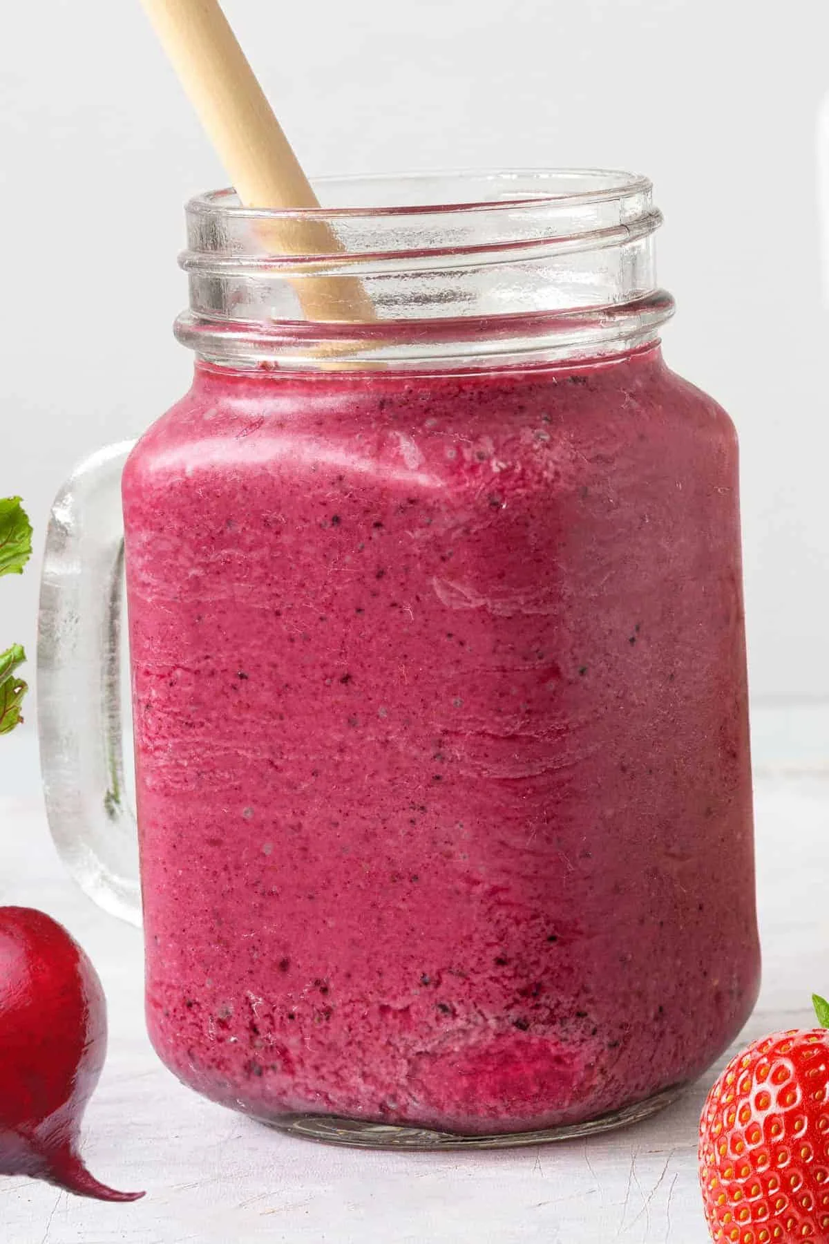 Vitamix Beet Strawberry Cranberry Smoothie