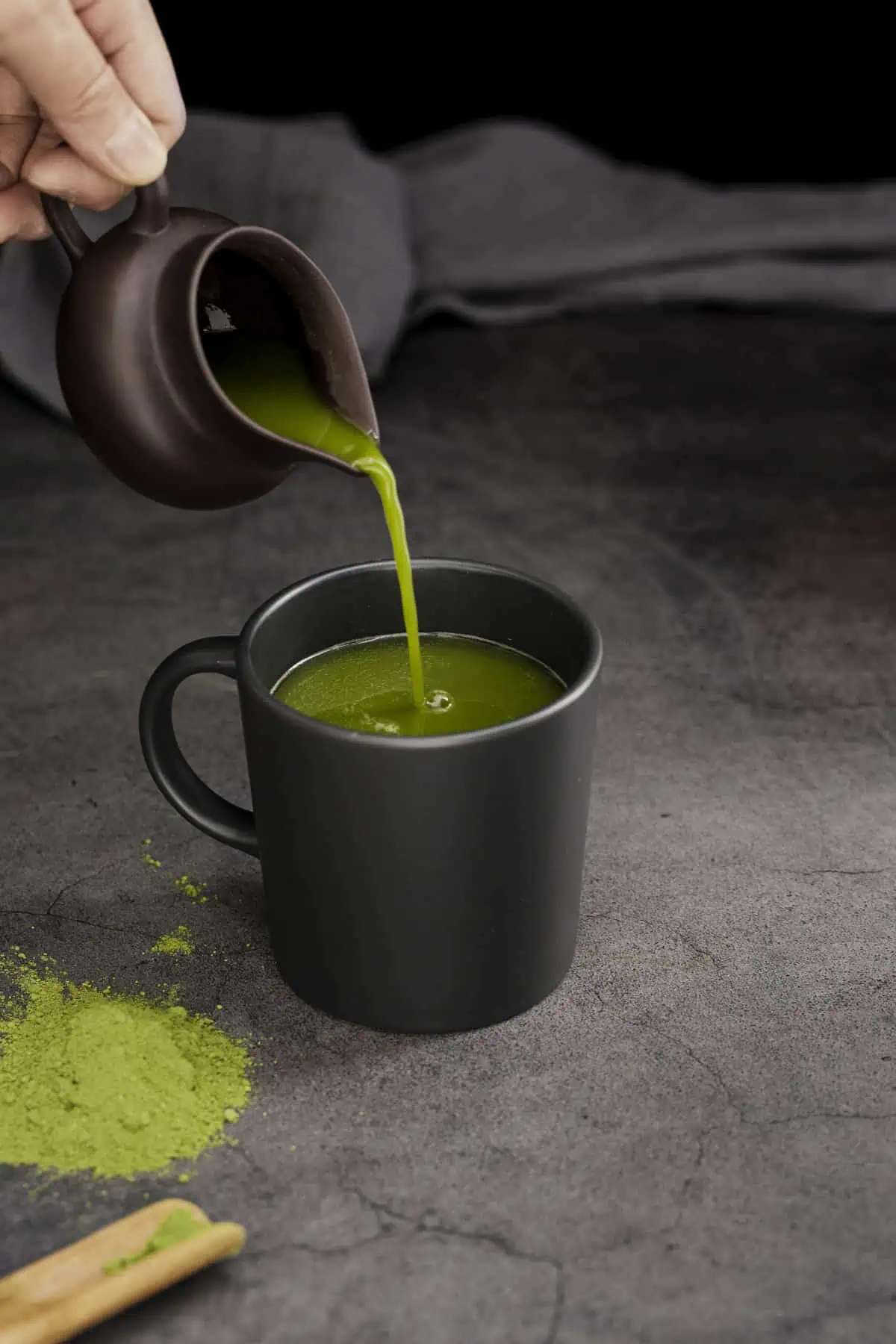 Modern Matcha Tea Preparation