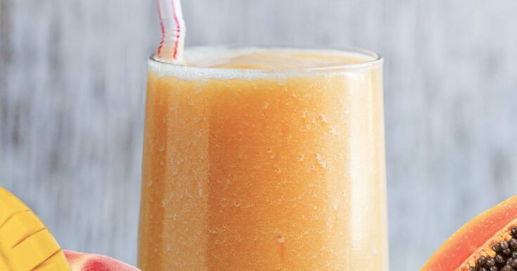 NutriBullet Tropical Candy Corn Smoothie Recipe