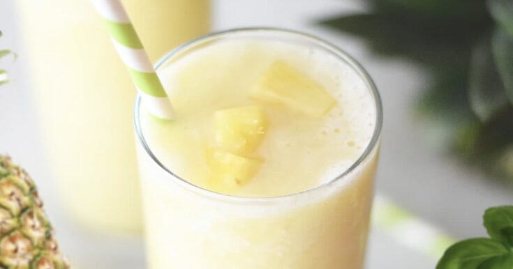 NutriBullet Tropical Pineapple Basil Smoothie Recipe