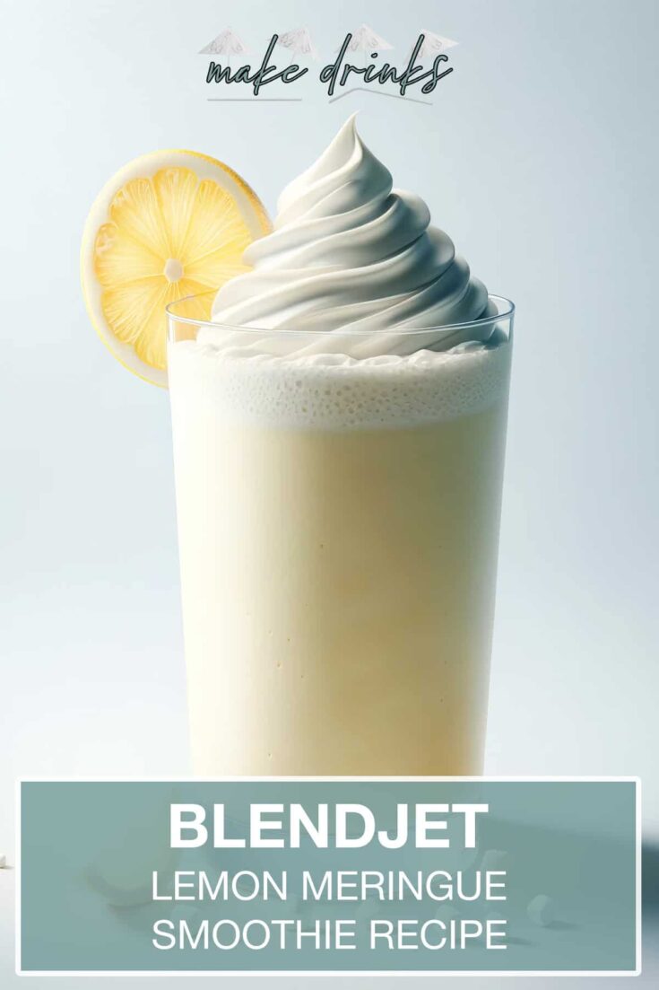 blendjet lemon meringue smoothie recipe pin