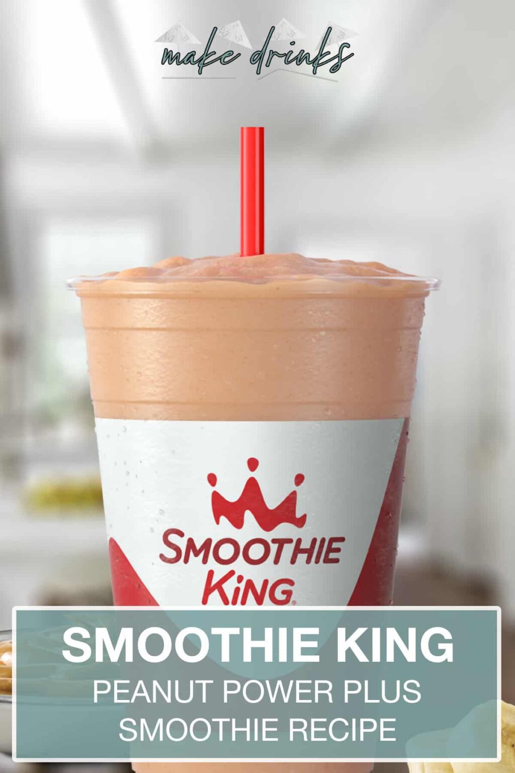 Smoothie King Peanut Power Plus Make Drinks