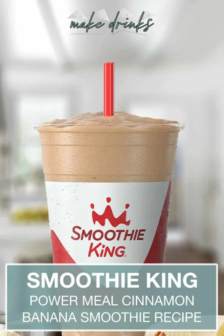 smoothie king power meal cinnamon banana recipe pin