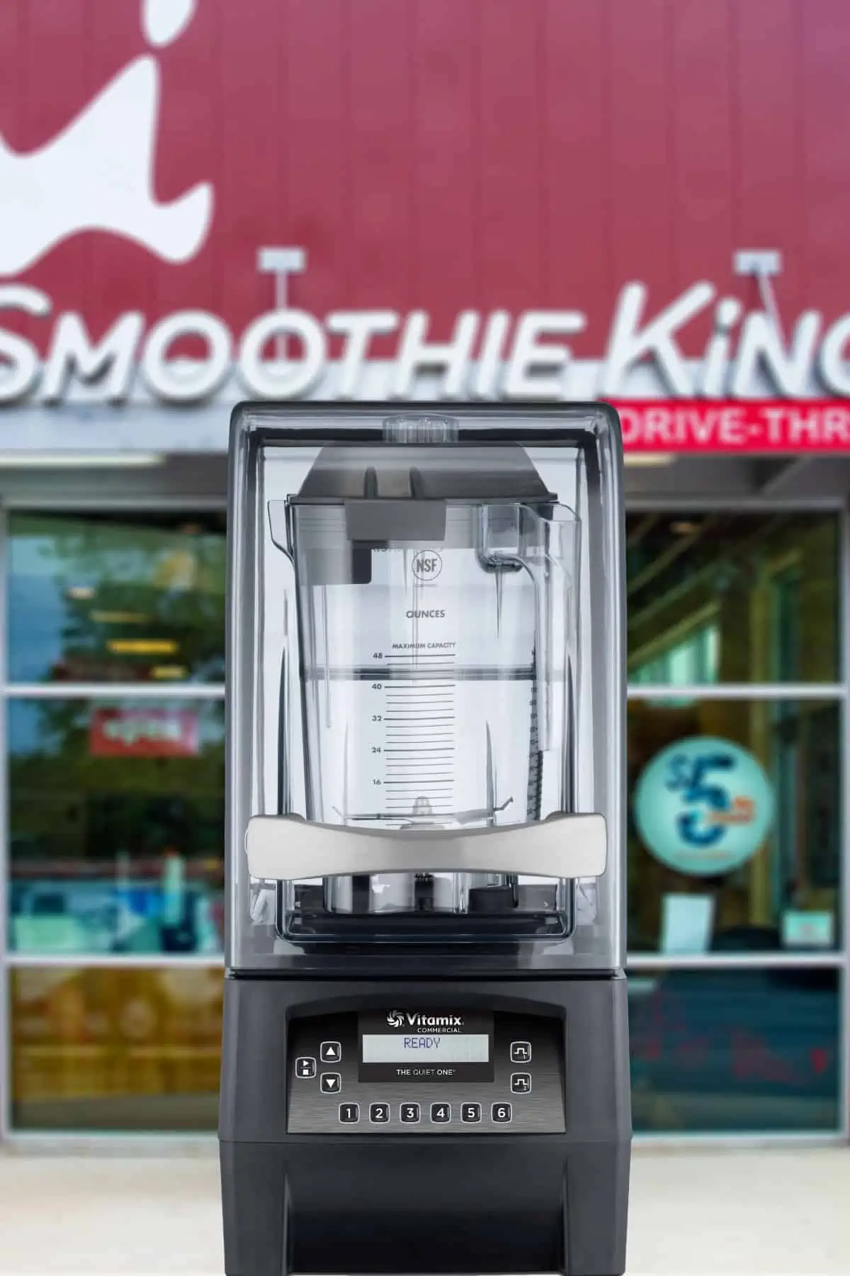 Smoothie King Storefront With Vitamix The Quiet One Blender
