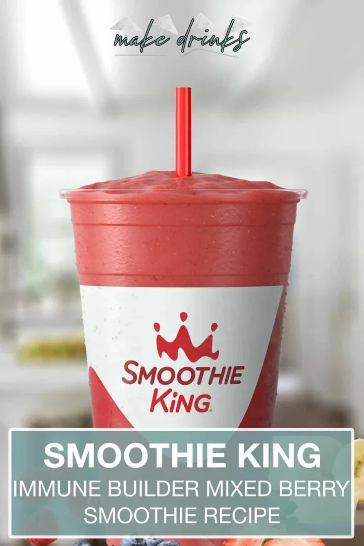smoothie king immune builder mixed berry recipe pin