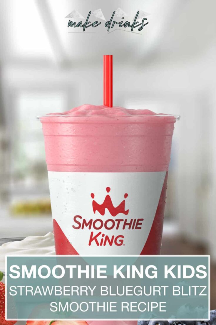 smoothie king kids strawberry bluegurt blitz recipe pin