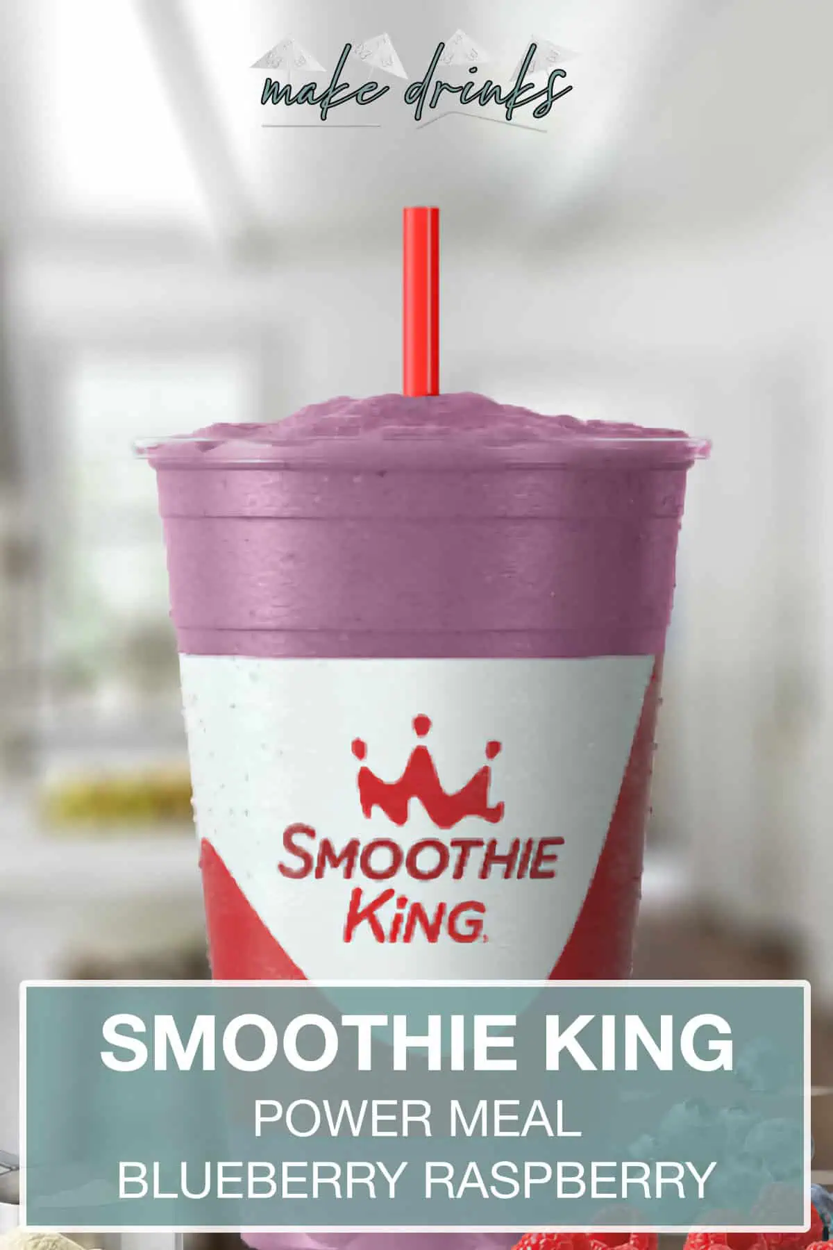 Smoothie King Power Meal Blueberry Raspberry - Make Drinks