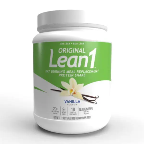 Ingredient Lean1 Vanilla powder.