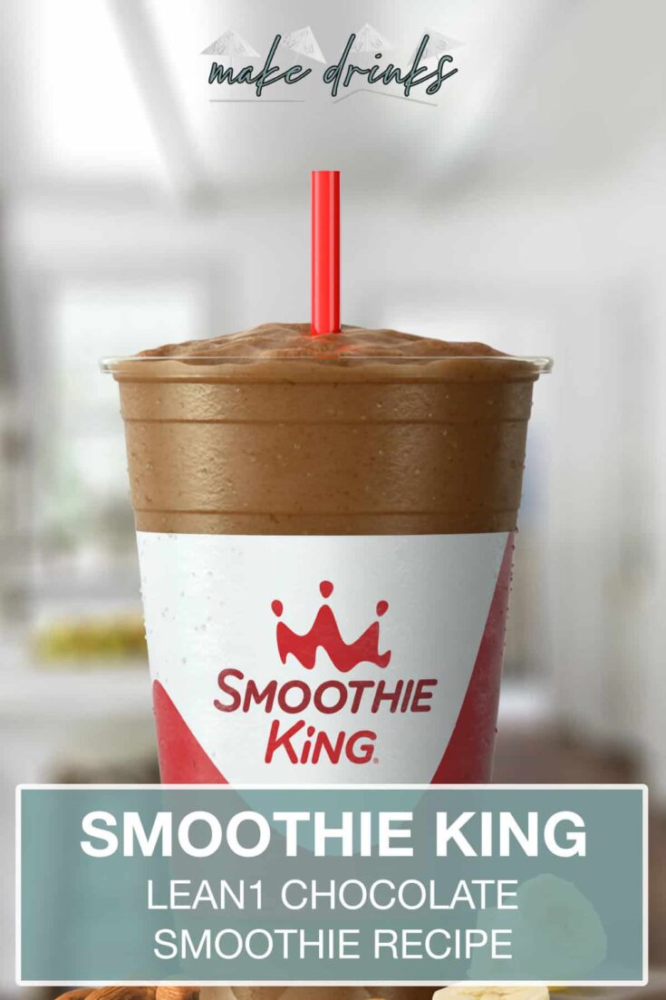 smoothie king lean1 chocolate recipe pin