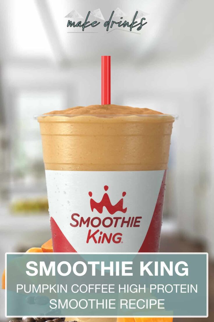 smoothie king pumpkin coffee high protein recipe pin