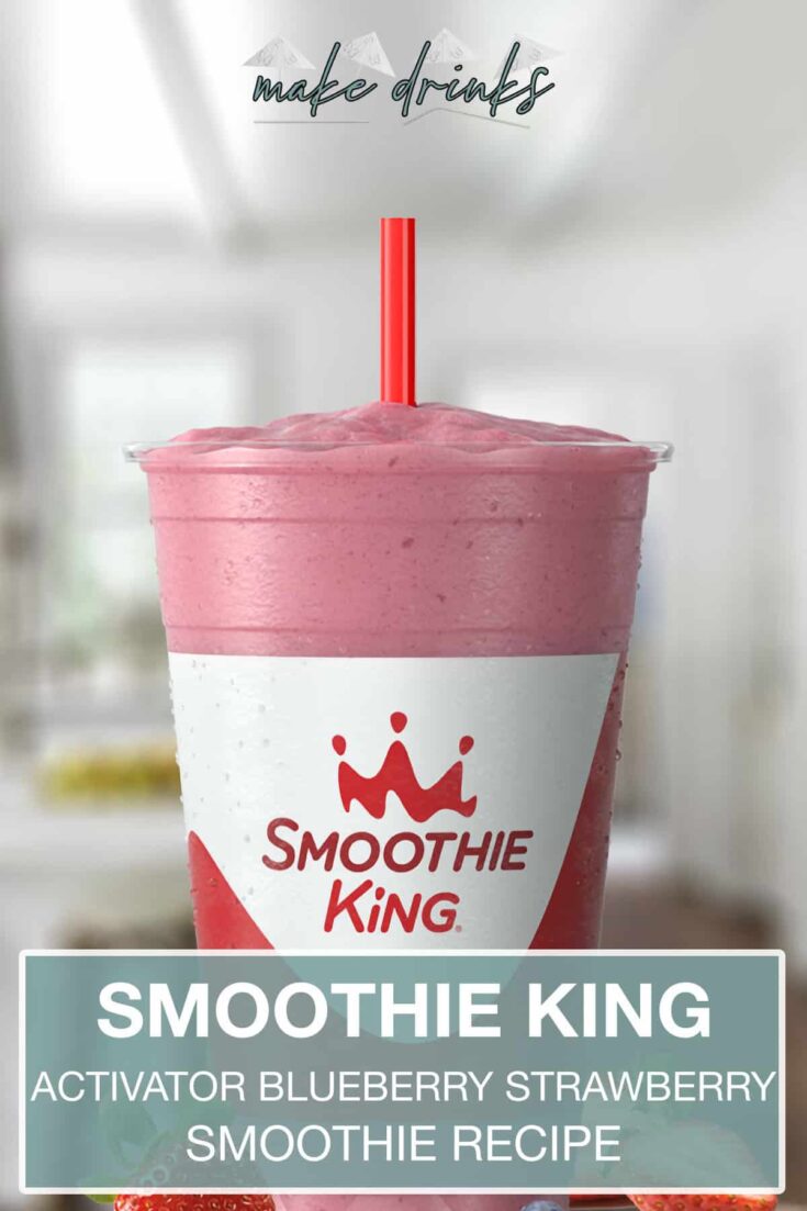 smoothie king the activator recovery blueberry strawberry recipe pin