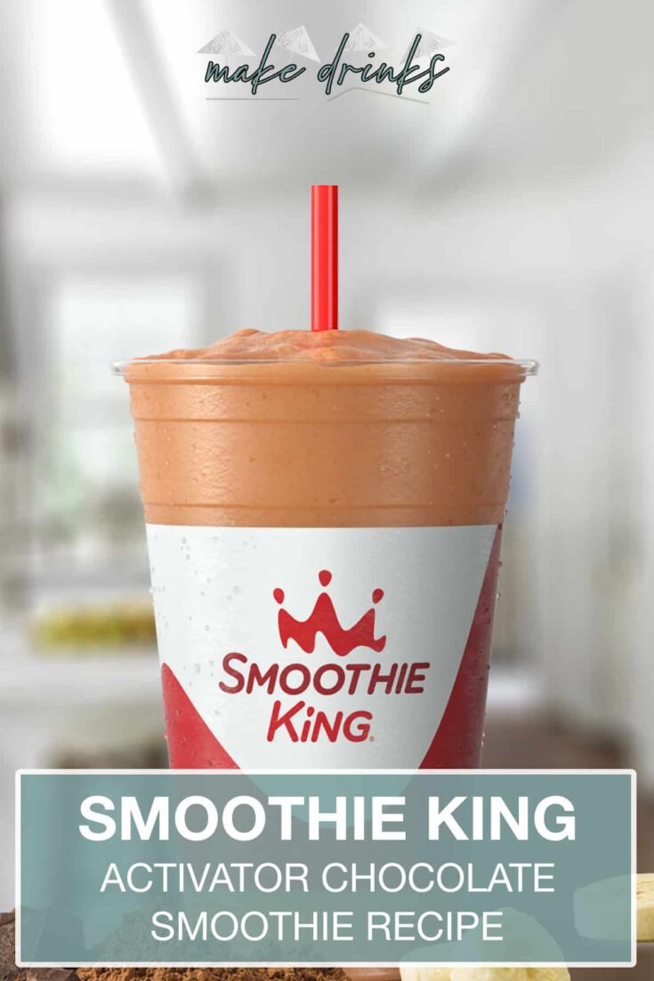 smoothie king the activator recovery chocolate recipe pin