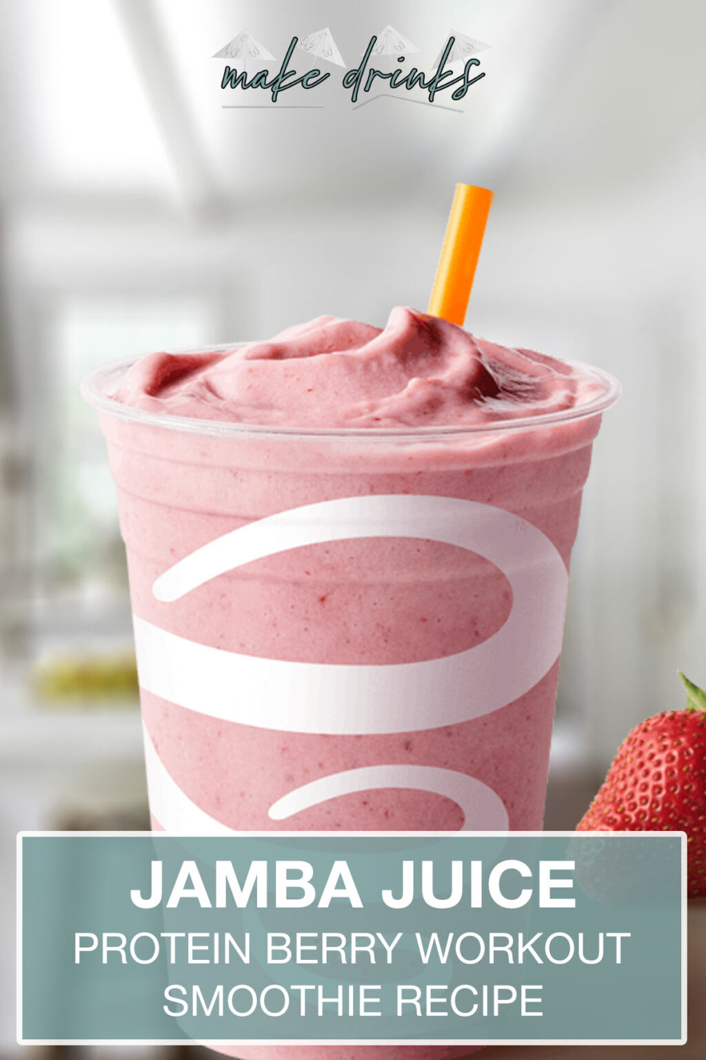 Jamba Juice Protein Berry Workout Smoothie Make Drinks
