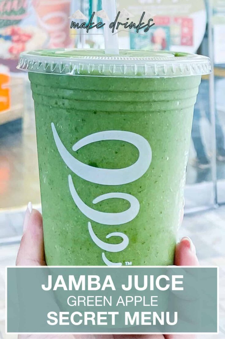 jamba juice secret menu green apple smoothie recipe pin