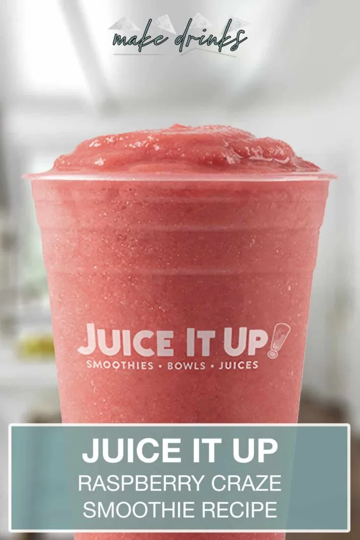 juice it up raspberry craze smoothie recipe pin