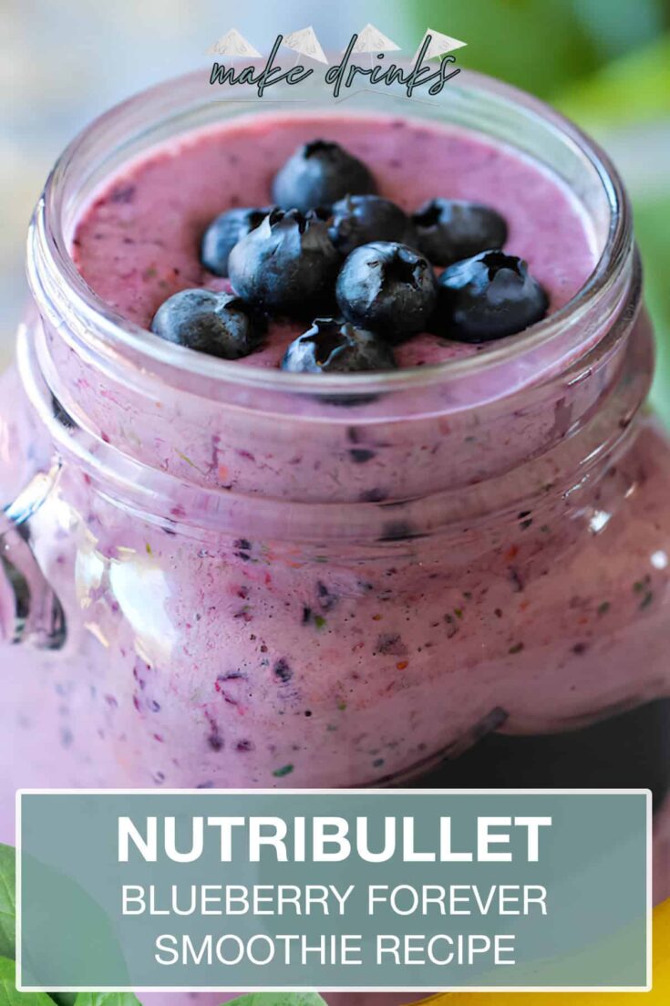 nutribullet blueberry forever smoothie recipe pin