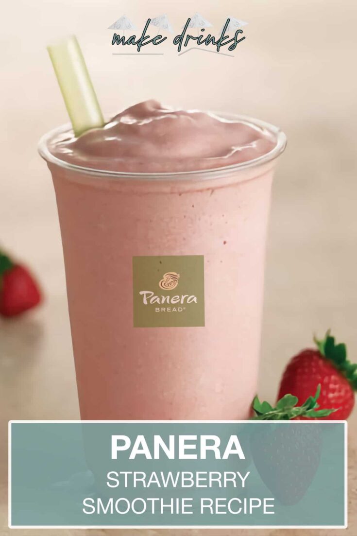 panera strawberry smoothie recipe pin