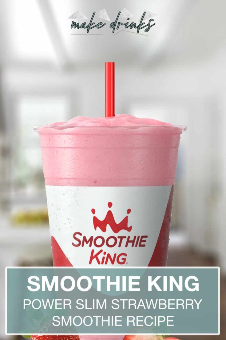 smoothie king power slim strawberry recipe pin