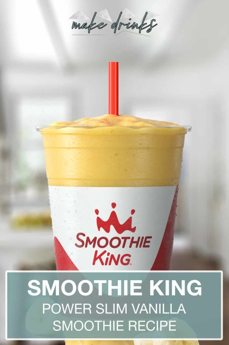 smoothie king power slim vanilla recipe pin