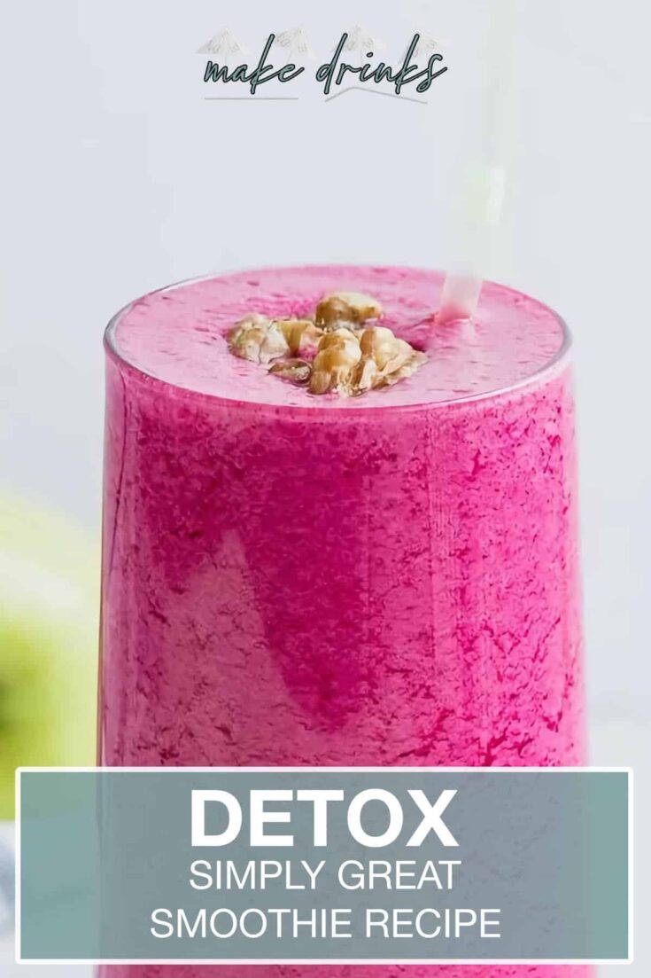 simply great detox smoothie recipe pin